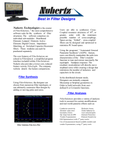 Best in Filter Designs