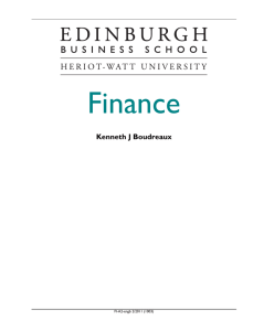 Finance - Edinburgh Business School