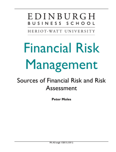 Financial Risk Management - Edinburgh Business School