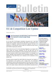 EU & Competition Law Update