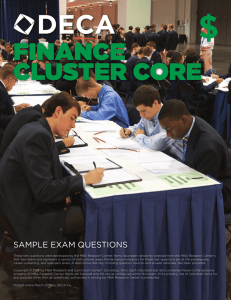 finance cluster core