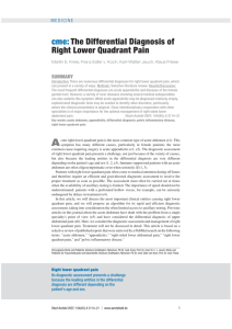 cme: The Differential Diagnosis of Right Lower Quadrant Pain