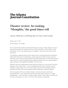 Atlanta Journal-Constitution MEMPHIS review 2015