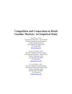 Competition and Cooperation in Retail Gasoline Markets: An