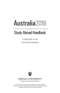 Australia2016 - Overseas Study