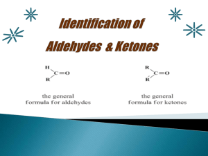 Identification of Aldehydes and Ketones