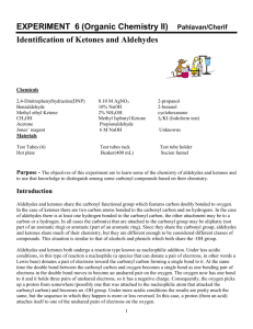 Identification of Ketones and Aldehydes