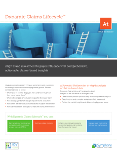 Dynamic Claims Lifecycle - Symphony Health Solutions