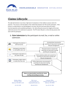 Claims Lifecycle - Navia Benefit Solutions