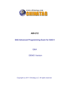 A00-212 Q&A DEMO Version