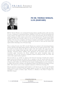 pd dr. thomas werlen, ll.m. (harvard)