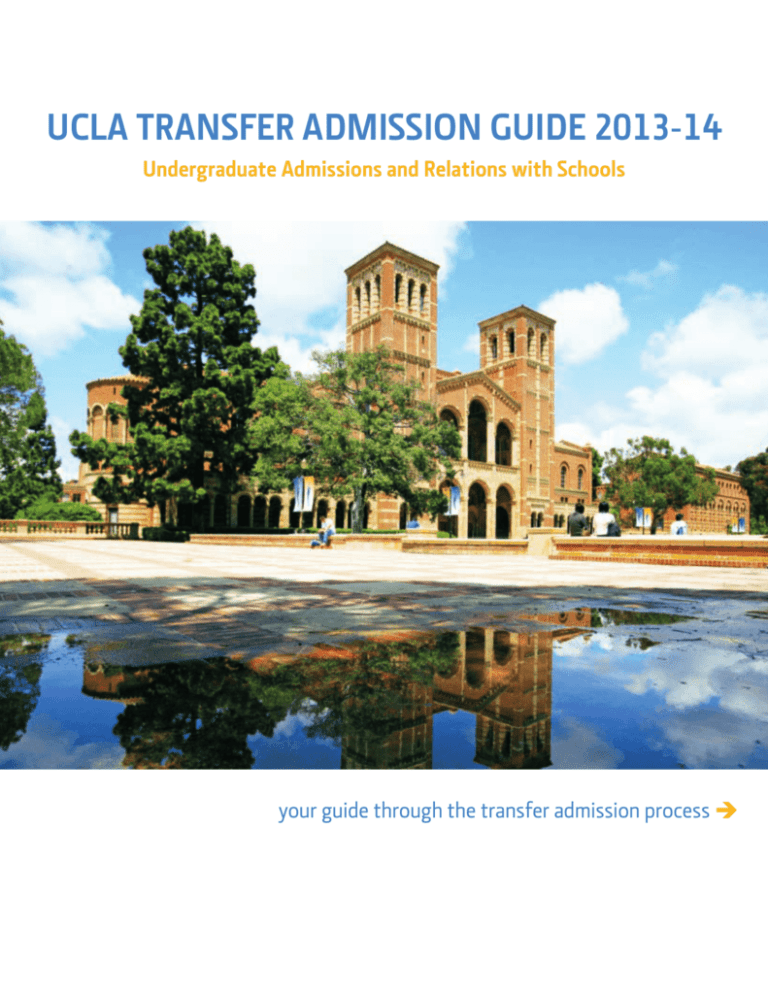 Ucla Transfer Admission Guide 2013 14