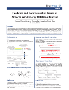 Hardware and Communication Issues of Airborne Wind Energy