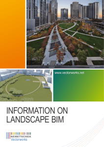 INFORMATION ON LANDSCAPE BIM - Planning & Building Control