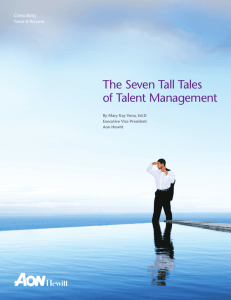 The Seven Tall Tales of Talent Management