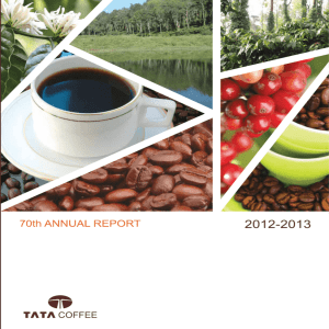 Tata Coffee annual report 2012-13