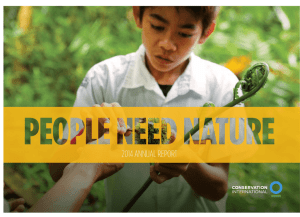 2014 annual report - Conservation International