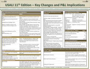 Key Changes & P&L Implications Reference Grid