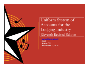 Sep 12 Uniform System of Accounts