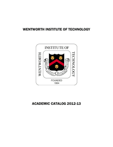 WENTWORTH INSTITUTE OF TECHNOLOGY ACADEMIC