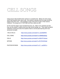 CELLS songs and lyrics