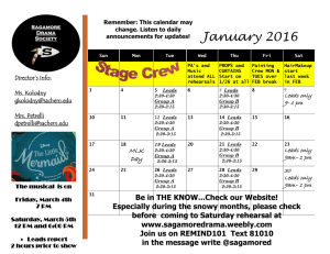 Print a Calendar! - Sagamore Drama Society