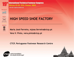 high speed shoe factory - 19th UITIC Technical Footwear Congress