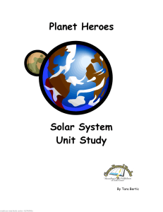 Planet Heroes Solar System Unit Study