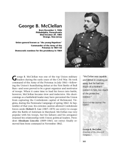 George B. McClellan - Scarsdale Union Free School District
