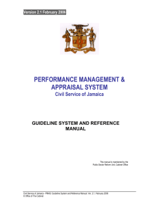 PERFORMANCE MANAGEMENT & APPRAISAL SYSTEM Civil