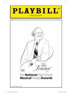 marquis theatre - The National High School Musical Theatre Awards