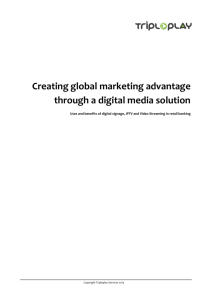 Creating global marketing advantage through a digital