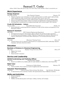 Resume samples - Ira A. Fulton College of Engineering & Technology