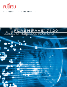 flashwave® 7120 - JM Fiber Optics