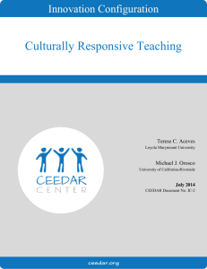 Culturally Responsive Teaching - Office of Superintendent of Public