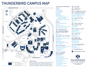 thunderbird campus map - Thunderbird School of Global Management
