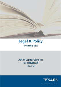 The ABC of Capital Gains Tax for Individuals