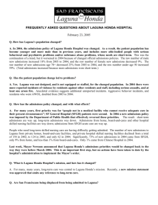 Frequently Asked Questions About Laguna Honda Hospital