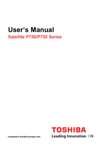 User's Manual - Toshiba Forums