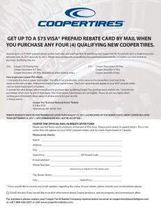 GET UP TO A $75 VISA® PREPAID REBATE CARD BY MAIL