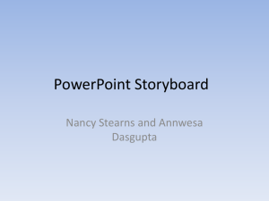 Powerpoint Storyboard