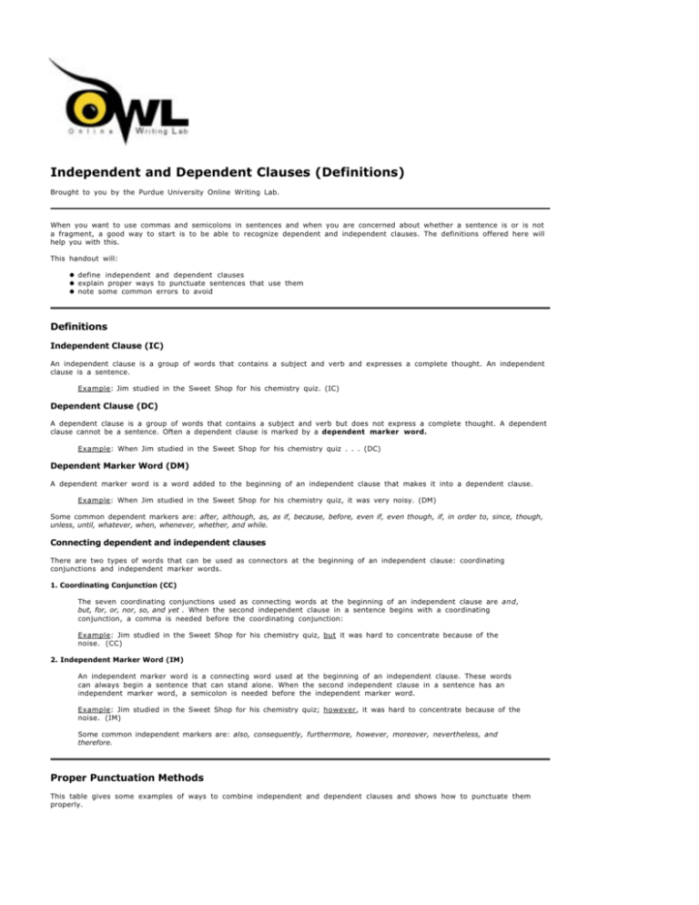 Owl Purdue Run On Sentences Purdue Owl Purdue Writing Lab When Printing This Page You Must