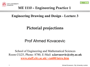 Pictorial projections Prof Ahmed Kovacevic