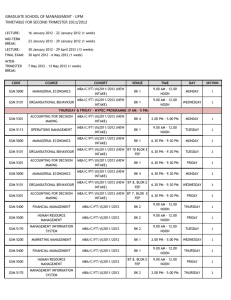 graduate school of management - upm