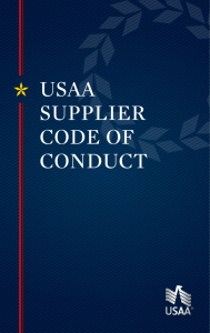 usaa supplier code of conduct