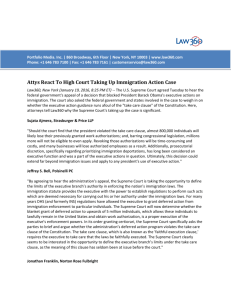 Attys React To High Court Taking Up Immigration Action Case