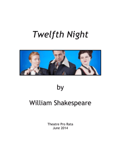Twelfth Night - Theatre Pro Rata