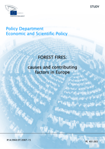 Forest fires: causes and contributing factors in Europe