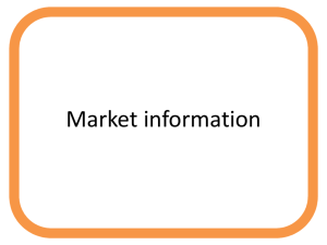 Market information