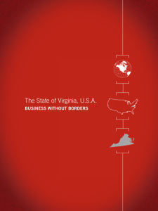 The State of Virginia, USA - Virginia Economic Development